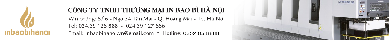 CÔNG TY TNHH TM IN BAO BÌ HÀ NỘI