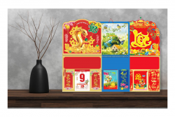 BÌA LỊCH GẮN BLOC 2026 (37x68cm)